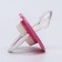 Orthodontic dummy nipple, silicone, from 6 months, with a cap, “shell”, pink color