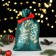 Bag "Happy New Year!", Christmas tree and toys, green, 20 x 30cm
