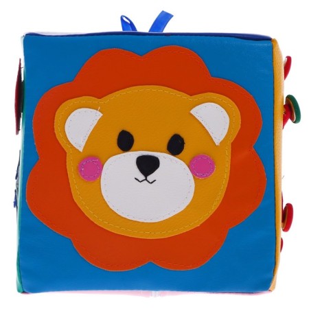 Bizikubik Developing tactile "lion", 20 × 20 cm-1