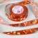 Satin ribbon "Japan", 25 mm × 23 ± 1 m, red color