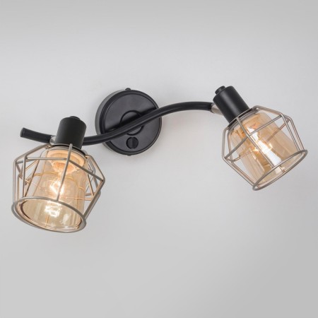 Tavern lamp, 2x60W E14 black