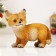Garden figure "Fox" 15x12x18cm