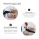 Fitball 55 cm, 800 g, massage, gray color