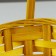 Wicker basket, D19 x 9.5 x 32 cm, yellow, bamboo