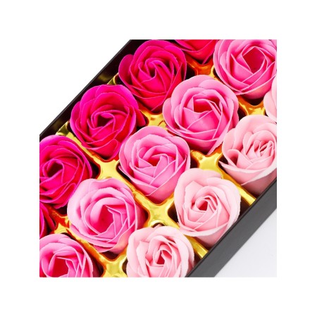 Soap roses, colored shades, set of 18 pcs.-10