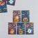 Cardboard "Autumn Halloween" set 10 pcs (5 types) 4x6 cm