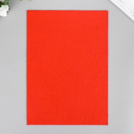 Soft felt 1 mm "scarlet" set 10 sheets format A4-1
