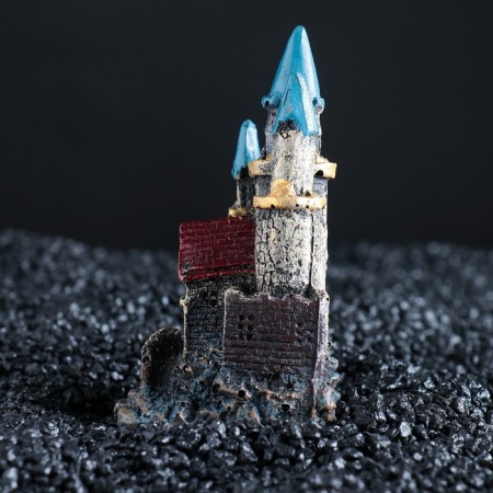 Decor for the Aquarium "Castle" Small, 7.5 x 6 x 10 cm-2
