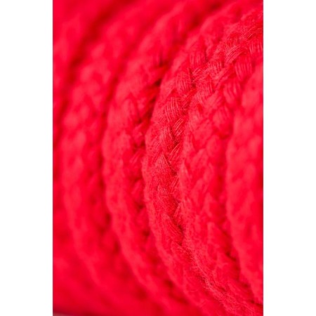 Rope for a bondage, textiles, red color, 1000 cm-4