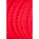 Rope for a bondage, textiles, red color, 1000 cm