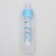 A bottle for feeding rodents of 30 ml with silicone nipple (short nose), blue