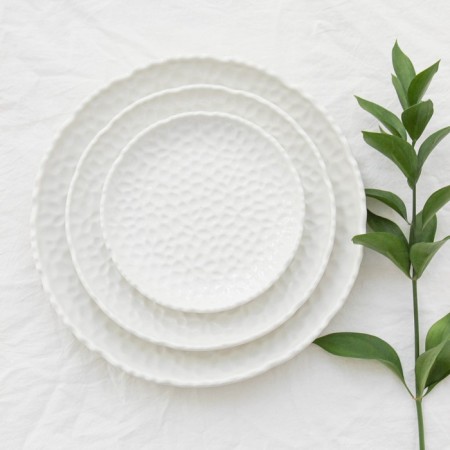 Poramic pies “Airiousness”, D = 15 cm, white color-4