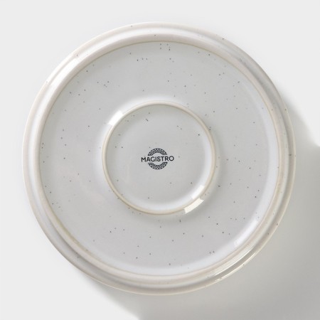 Porcelain salad with high side Magistro Urban, 650 ml, D = 17 cm, white color-3