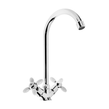 ARCO A4502 kitchen mixer, two -wound, chrome / white
