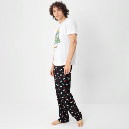 New Year. Pajama men's kaftan "with NG Koroch", size 56-2