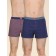 Men's panties, size XXL, burgundy color, dark blue, 2 pcs