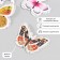 Butterflies cardboard double wings "newspaper" set 12 pcs h = 4-10 cm