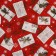Paper packing glossy bilateral "Retro Post", 70 x 100 cm, New Year