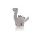 Soft toy Gulliver Dinosaurus "Gray", 27 cm