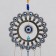 Wind music metal, plastic "from the evil eye" 5 bells 42x12x2.8 cm