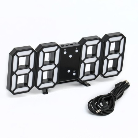 Electronic desktop watches, with a suspension, red indication, 9 x 23 cm, from USB-1