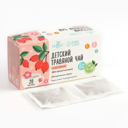 Children's herbal tea m & b, rosehip, 6+ months, 20 p-3
