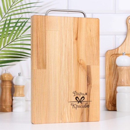 Groot board "rectangle" average (metal handle) 31x20x1.8 cm-1