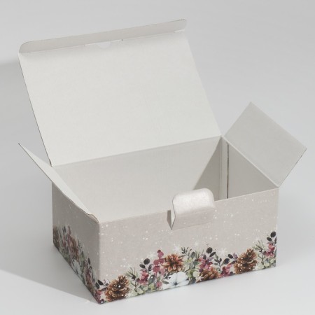 Folding box "New Year's watercolor", 22 x 15 x 10 cm, New Year-3