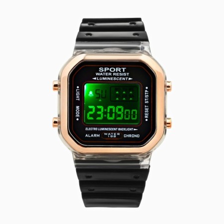 Watch wasry electronic, black-1