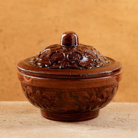 Sugar of Rishtan ceramics "Aktash", 250 ml