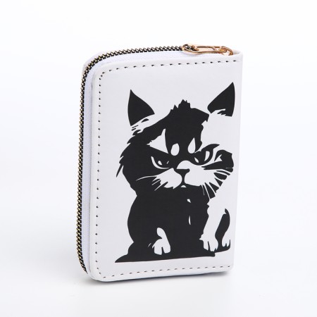 Children's wallet at the zipper "Chosen", the color is white/black-2