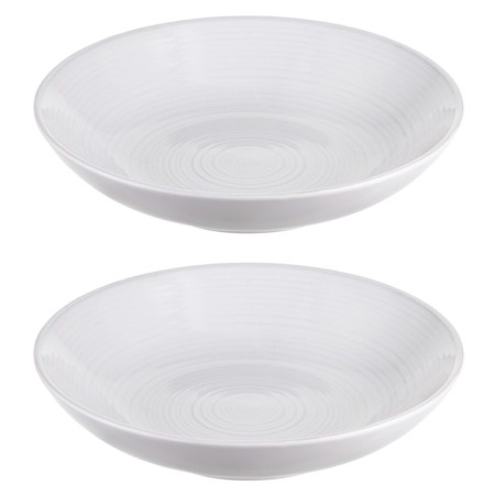 A set of liberty jones in the village, d = 21.5 cm, 2 pcs, white color.