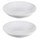 A set of liberty jones in the village, d = 21.5 cm, 2 pcs, white color.