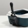 Sima toilet with an side + micks 30 x 39 x 13.5 cm gray FIX