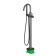 Timo Saona 2310/03Y-CR bath mixer, single-leaf, floor, shower, black