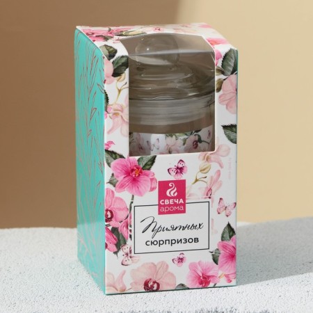 Candle in the bank of "pleasant surprises", Flower aroma-4