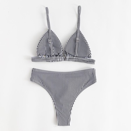 Separate Minaku "Stripe" swimsuit, size 42, black and white color-8