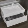 Snow -out sink uperwood lotus, 80 cm, rectangular, white glossy