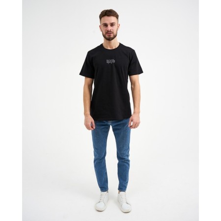 Men's T -shirt KAFTAN "Tsar", black, p. 56-3