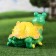 Garden figure "Turtle with a butterfly" 19cm