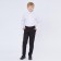 School shirt for a boy, white color, height 170 cm