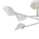 Ceiling chandelier Mantra capuccina, LED, 3200LM, 3000K, 292 mm, white color