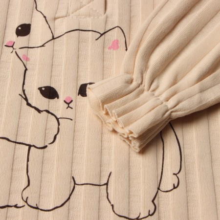 Longsliv children, cream color, height 68 cm-2