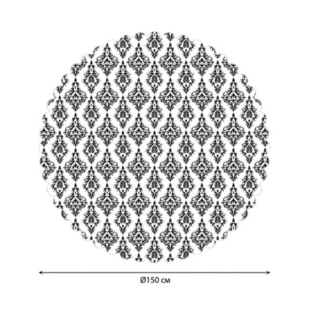 The tablecloth “Classic ornament”, round, Saten, d = 150 cm-1
