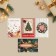 A set of postcards "Bright New Year" 12x18cm, 7 pieces, New Year