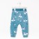 Pants are children, the color is dark turquoise, height 68 cm