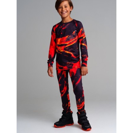 Thermal complex for a boy: trousers, sweatshirt, height 164 cm
