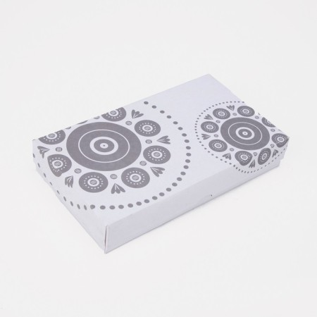 Women's wallet on the button, black color-3