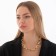 Necklaces "chain" voluminous ovals, color gold, l = 45 cm