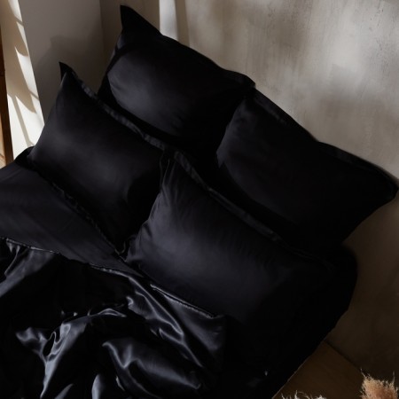 Pillowcase SL Home Tencel 70*70+3 cm, col. black-1